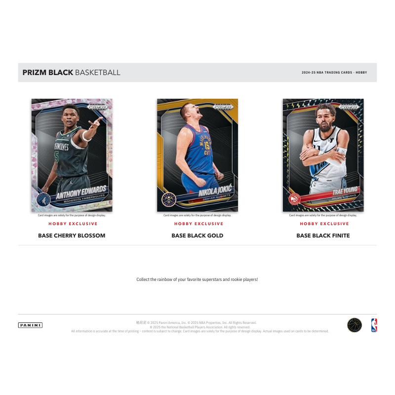 2024-25 Panini Prizm Black Basketball Hobby Box