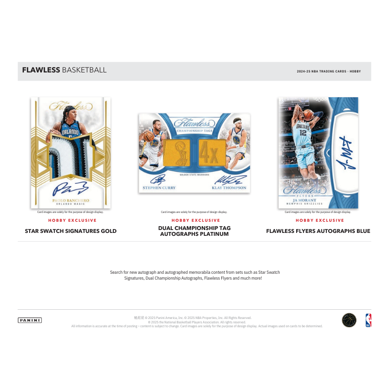 2024-25 Panini Flawless Basketball Hobby 2 Box Case