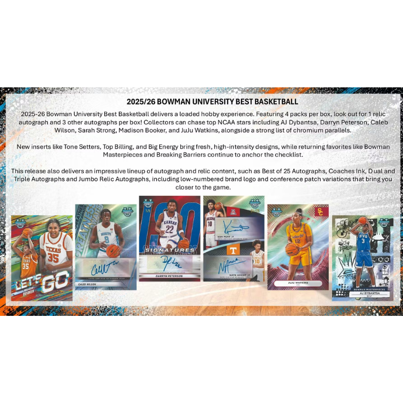 2025-26 Bowman University's Best Basketball Hobby Box