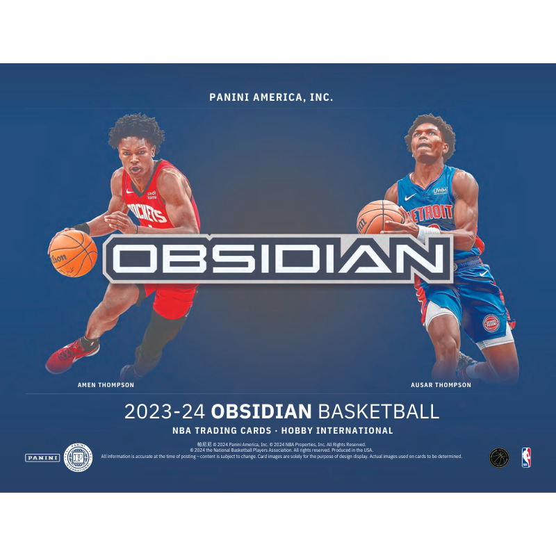 2023-24 Panini Obsidian Basketball International Hobby Box