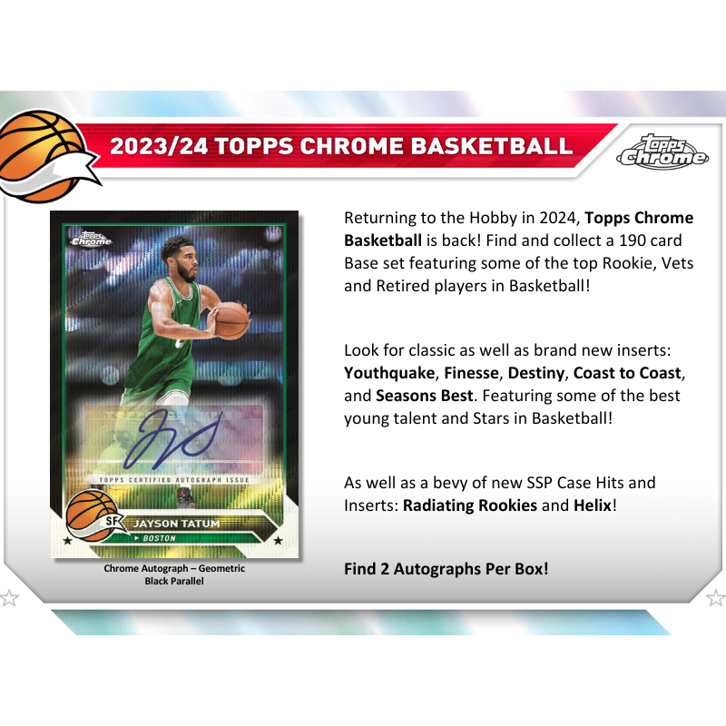 2023-24 Topps Chrome Basketball Breaker's Delight Box