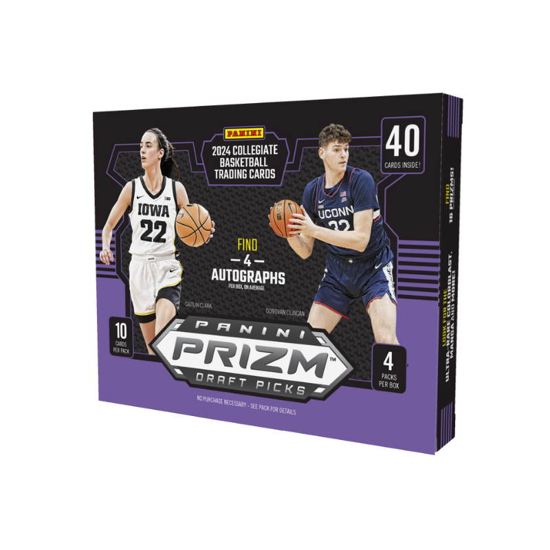 2024-25 Panini Prizm Draft Picks Collegiate Basketball Hobby 16 Box Case