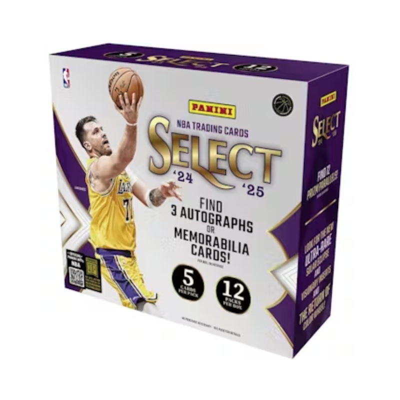 2024-25 Panini Select Basketball Hobby 12 Box Case