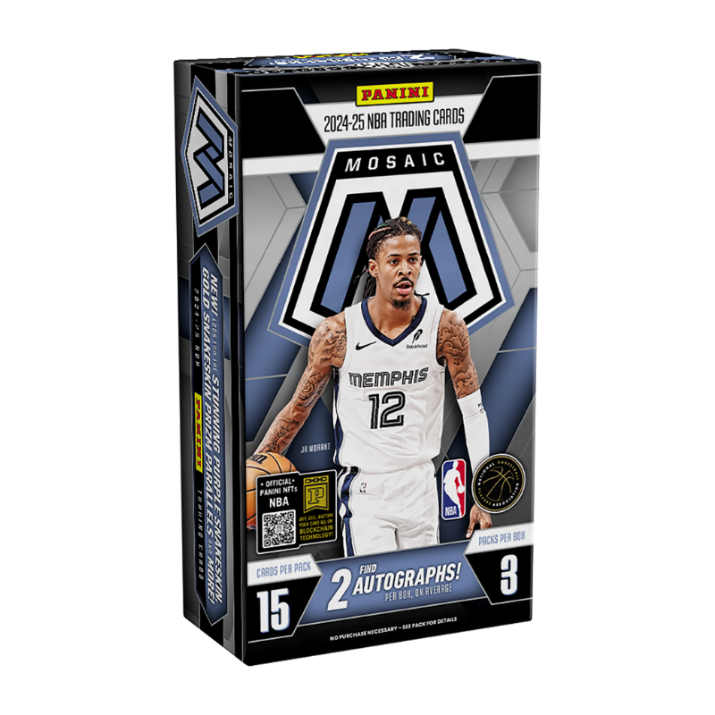 2024-25 Panini Mosaic Basketball Hobby 12 Box Case
