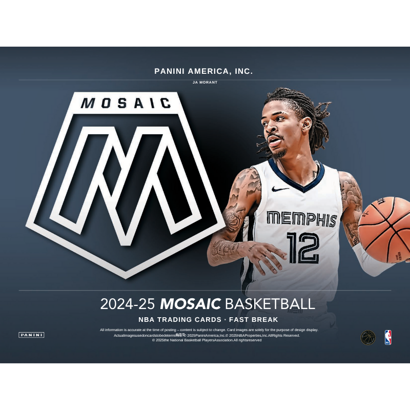 2024-25 Panini Mosaic Basketball Fast Break 20 Box Case