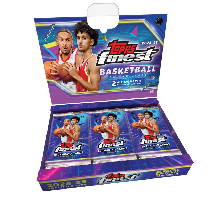 2024-25 Topps Finest Basketball Hobby 8 Box Case