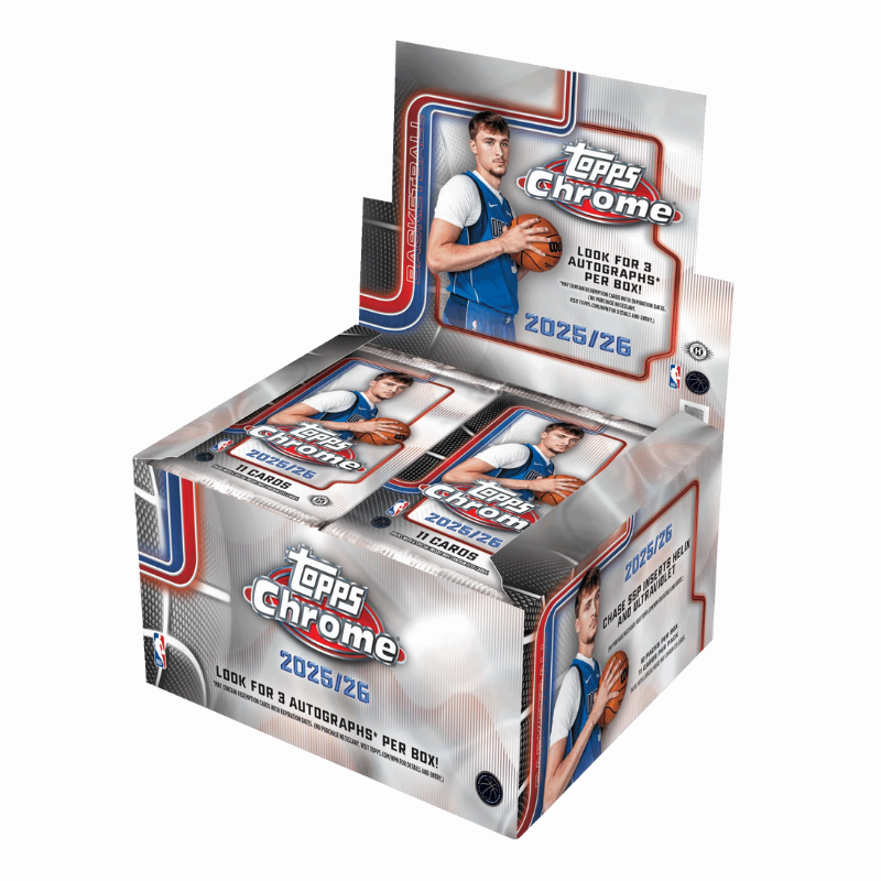 2025-26 Topps Chrome Basketball Jumbo 8 Box Case