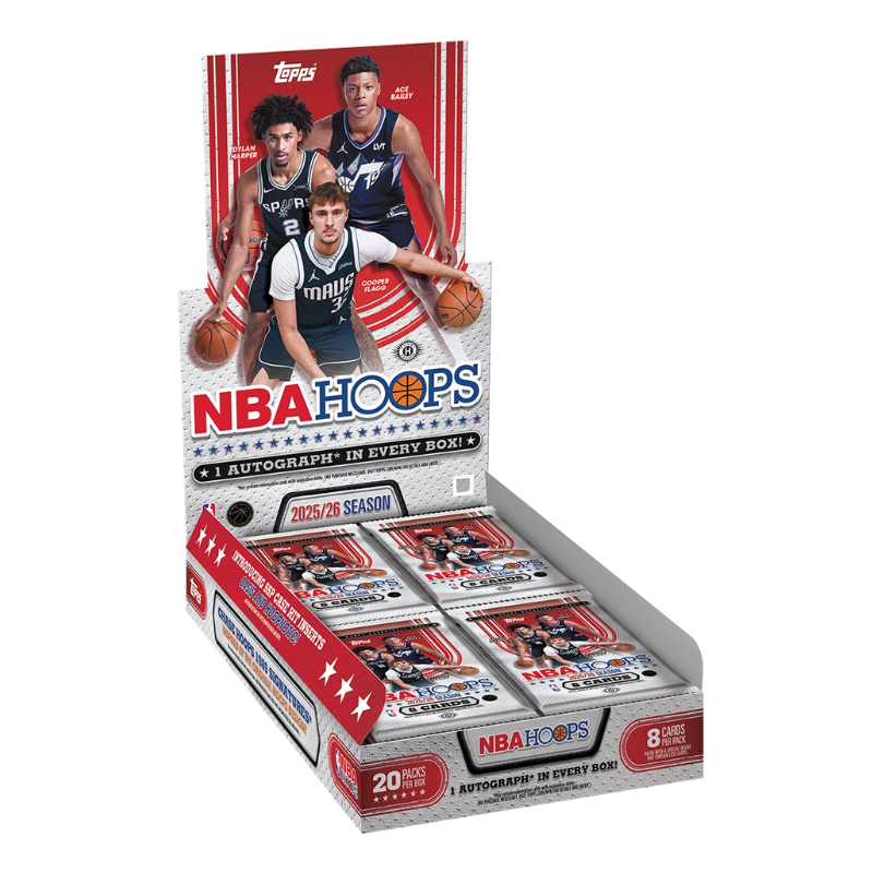 2025-26 Topps Hoops Basketball Hobby 12 Box Case