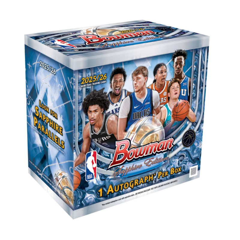 2025-26 Bowman Basketball Sapphire Edition 10 Box Case
