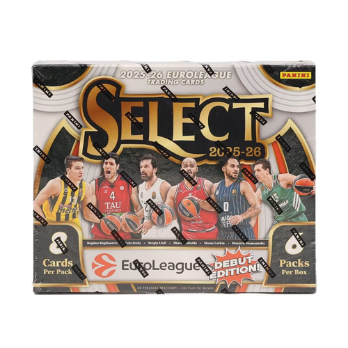 2025-26 Panini Select EuroLeague Basketball Hobby Box