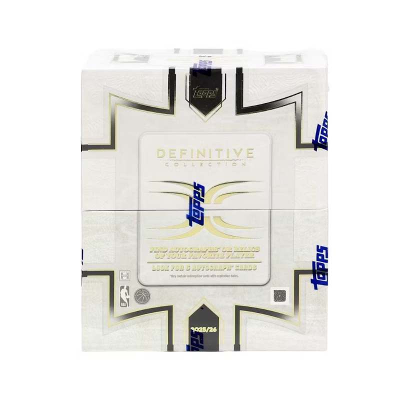 2025-26 Topps Definitive Basketball Hobby 2 Box Case