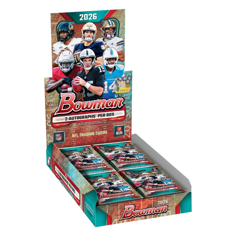 2026 Bowman Football Hobby 12 Box Case