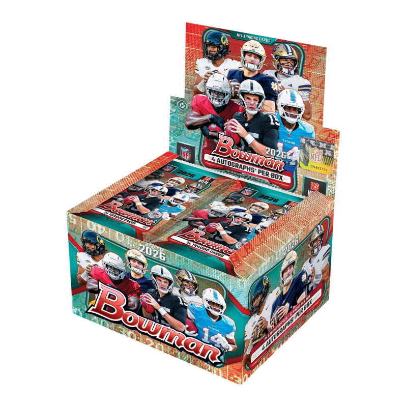 2026 Bowman Football Jumbo 8 Box Case