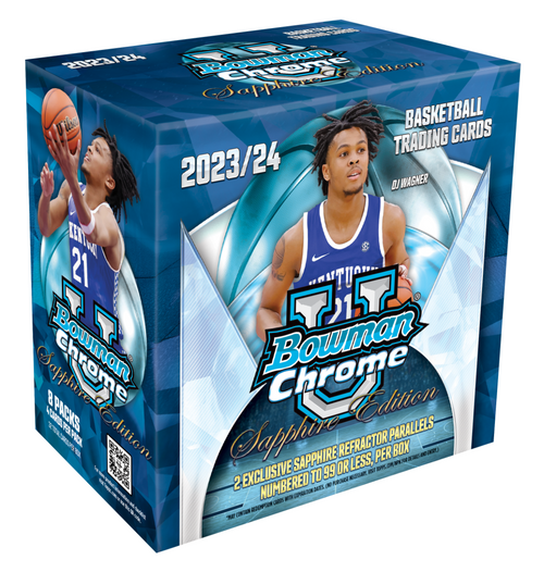 2023-24 Bowman University Chrome Basketball Sapphire Edition Box